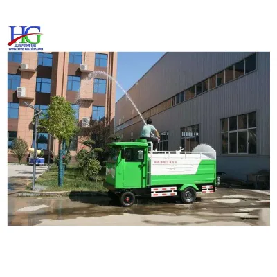 Electric Sprinkler for Dust Removal and Irrigation Electric Four-wheel Road Sprinkling Dust Truck