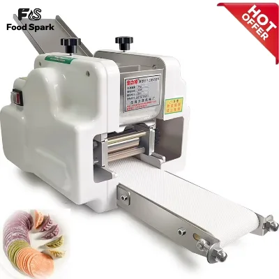 Commercial Wonton Dumpling Pastry Sheet Making Machine Stainless Steel Motor Commercial Dough Kneading Machine