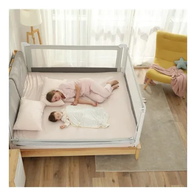 Hot Sale Bed Side Bed Rail Protection, Cheap Nursery Guardrail king Size Single Bed Hinge Rail Bracket Crib Bumper Pads