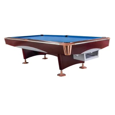 Rubber Pocket with Auto Ball Return Rail 9ft Billiards Pool Table with Cheap Price