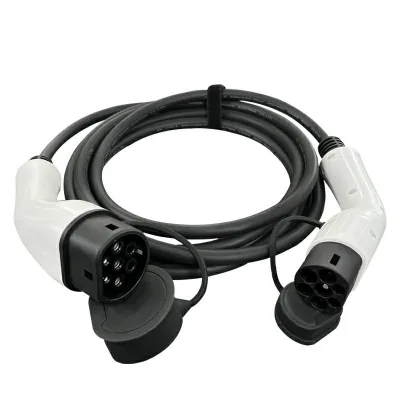 Tary 32A 7kw 250V Electric Car Type 2 to Type 2 EV Charging Cable 5M TPU Evse Charger Cable Male Type 2 to Type 2 Female Charge