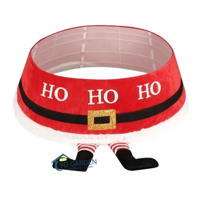 New Arrival Xmas Artificial Christmas Tree Fabric Collar Bucket Skirt Festival Gift for Home Indoor Decoration
