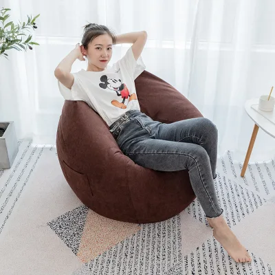 Living Room Modern Bean Bag Chairs Portable Comfortable Folding Lazy Chairs Outdoor Furniture Bean Bag