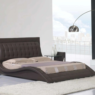 European Modern Leisure Luxury Beds Queen Size Bed Luxury King Size Leather Soft Bed