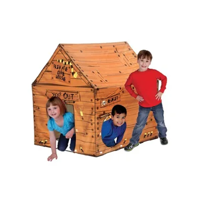 Big Kids Club House Play Tents With Fiberglass Pole for Children Playing Game