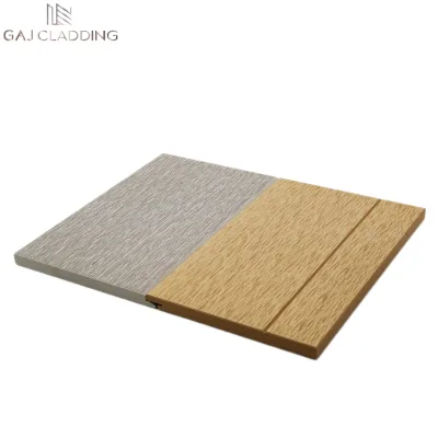 Advanced A1 Fireproof Wood Siding Exterior 12mm Non-Asbestos Cement Fiber Board Building Enclosures Alternative to Aluminum