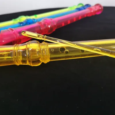 China Factory Made Plastic Clarinet School Blockflute 8 Holes Colour Soprano Recorder Flute for Sale