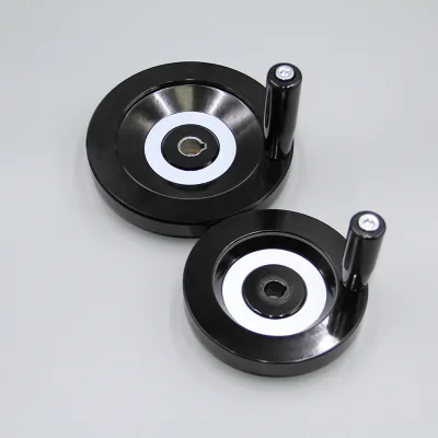 HZ.101002 Black Bakelite Industrial Machine Tool Adjustable Full Spoke Solid Handwheel