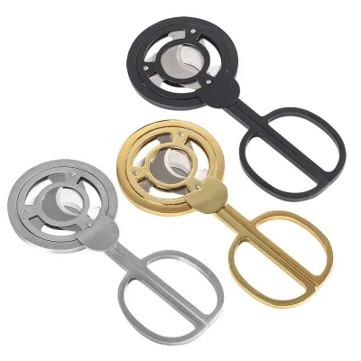 Creative Luxury Windmill Cigar Cutter Pliers Gold Silver Black Three-Color Cuban Tool Accessories Decoration Stainless Steel