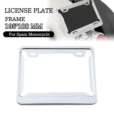 Custom Sublimation Carbon Fiber License Plate Bracket Holder Frame Motorcycle Metal License Plate Frame