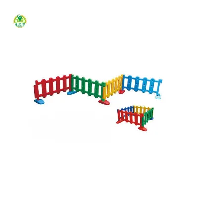 4 Color Indoor Kids Play Area Fence Plastic Fence QX-18168B