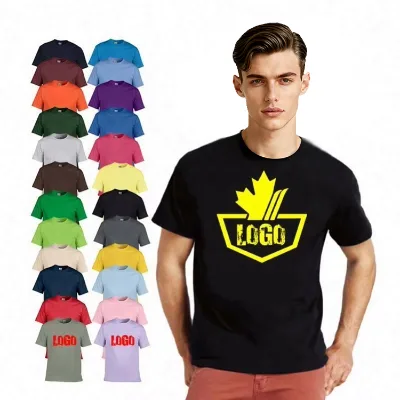 Men Printing Oversized Tshirt Sport Fitted T Shirt Anime Printed Custom Logo T-Shirt