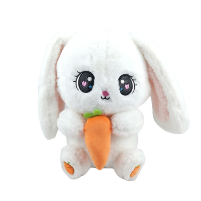 New Product High Quality Wholesale Cute Large Carrot Rabbit Big Eyes Rabbit Pillow Plush Toy