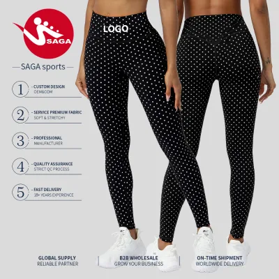 Private Label Tight Fit Tummy Control Athletic Yoga High Waisted Training Butt Lift Pilates Professional leggings