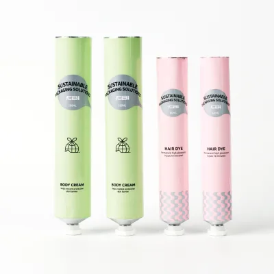 Custom Cream Aluminum Tube 60ml Hand Cream Hand Tube Empty Hand Cream Tube