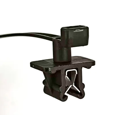 Black UV Protected Nylon 66 Cable Ties Edge ClipWholesale Auto Solar Bundle Parts Edge Clips Cable Ties UV-Protected