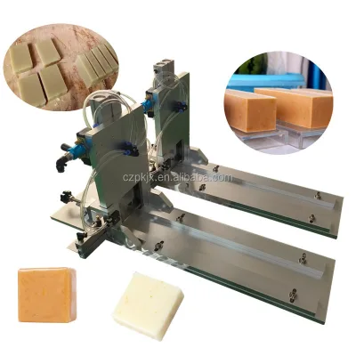Soap Manufacturing Machine Pneumatic Soap Slicing Divider With Manual Cutter for Bar Slab Processing