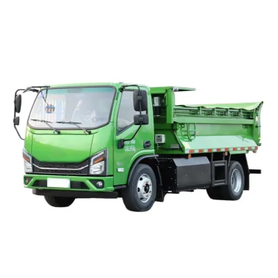 New S100 EV Dump Truck 3.6m Cargo Box 140.95kWh Battery Underground Garage Tipper Truck