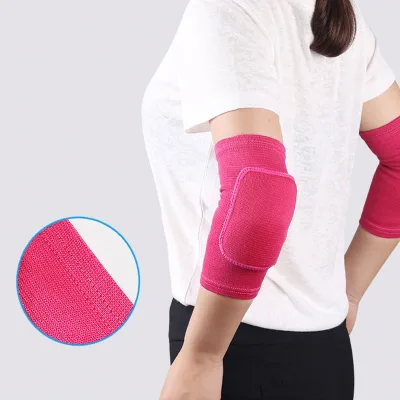 Children's Elastic Arm Sleeve Elbow Pads Thickened EVA Foam Brace Protectors Guard Basketball Volleyball Sports Focusing Knee