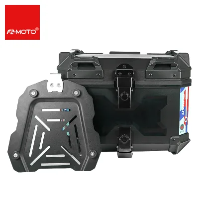 Plastic Box Motorcycle Tailbox Electric Bike Black Tailbox ABS Hard  Plastic Box Waterproof Storage Top Box