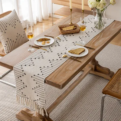 Modern Simple INS Wind Light Luxury Table Flag Cloth Cotton Hemp High-grade Sense