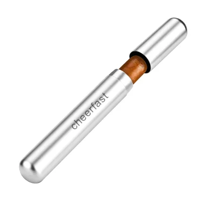 Odor-Proof Metal Cigar Case Tube Airtight Portable Holder Case Fit in Pocket Purse Great for Traveling