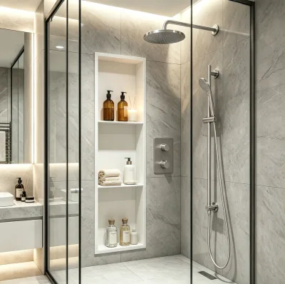 Custom Size Stainless Steel Recessed Shower Niche Bathroom Wall Niche