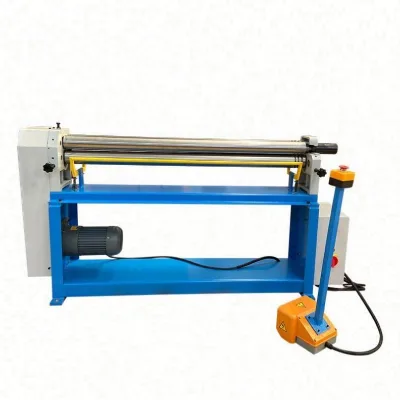 TOP Electric Slip Roll Machine Round Duct Bending Machine Motor Driven Steel Rolling Machine Metal Sheet slip Roll Machine