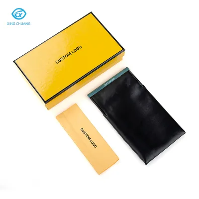 Wholesale Waterproof Large-Capacity Sunglasses Case Set PU Leather Portable Eyeglasses Box