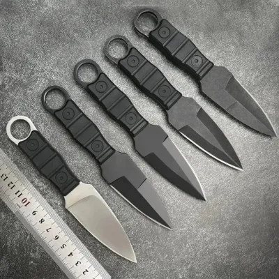 Outdoor Camping 5 In 1 Tactical Gear Survival Fire Starter Knife Outdoor Multi Knives