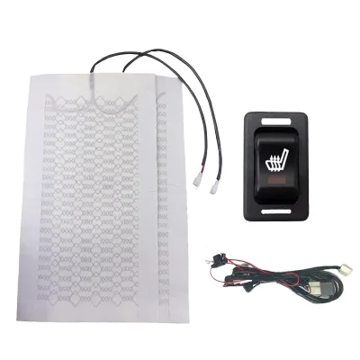 All-Weather Car Heater Kit Dual Carbon Fiber Pads & HI/LO Temperature Control for Extreme Cold
