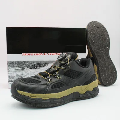 Selling Outdoor Breathable Fly Fishing Wading Anti-slip with Steel Nails Felt Sole Wading Boots