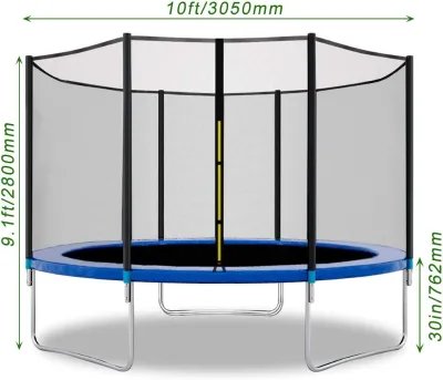 10FT Outdoor Trampoline for Children Thickened Wear-resistant Material for Higher Quality Custom Sizes and Colors