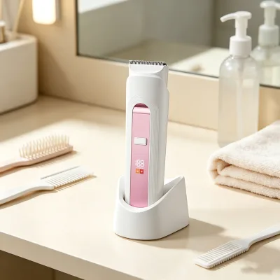 Type-c Cable High End Body Trimmer with Dual Cutting Foil Body Trimmer 600mAh Fully Washable Trimmer for Intimate Care