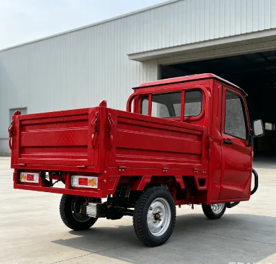 7PLUS Electric Cargo Trike 2000W 72V EEC Certified 400kg Load Closed Body Front Disc/Rear Drum Brakes Grade 25 Logistics