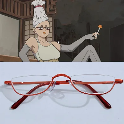 Decorative Glasses Cosplay Cartoon DAN DA DAN Anime Eyeglasses Christmas Gift Prop Clothing Accessories