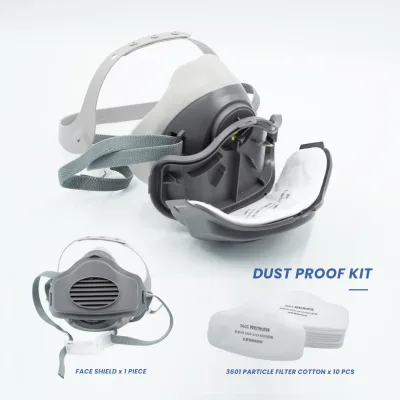 High Quality Industrial Rubber Half Face Mask Single Filter Respirator for Sanding Welding and Metalwork