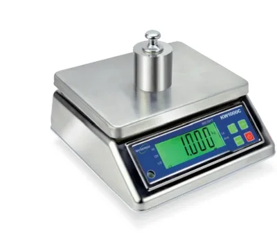 304 Full Stainless Steel Table Scale IP68 Approval Waterproof LED Coounting Market Kitchen Scale 30kg KW1000