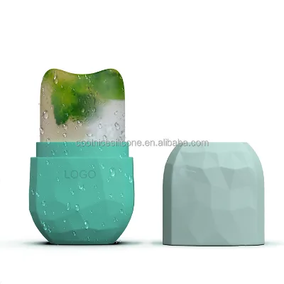 New Beauty Products Diamond Ice Roller Silicone Facial Ice Face Massage Diamond Ice Roller Wholesale
