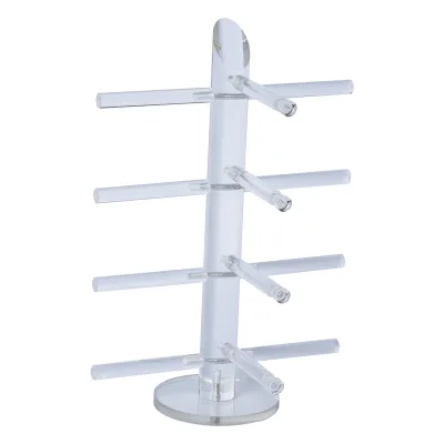 Wholesale 1/2/3/4/5/6Layer Clear Acrylic Display Rack for Sunglasses Glasses Frame Showcase