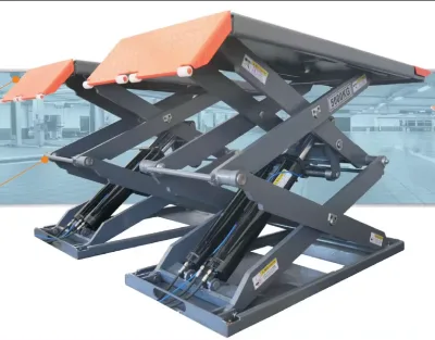 3000kg Hydraulic Low Profile Scissor Lift ECO5250 No Pit Installation Portable Car Lift for Tire Service and Quick Repair Work