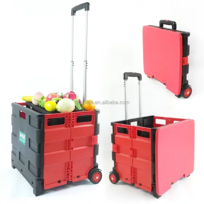 Rolling Cart Large Foldable Rolling Cart Portable Utility Tools