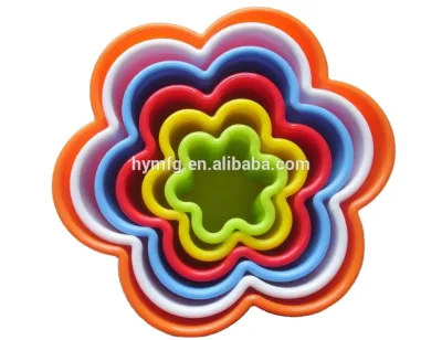 Flower Moose Ring Cake Mold Plastic Flower Cookie Cutter Set Custom