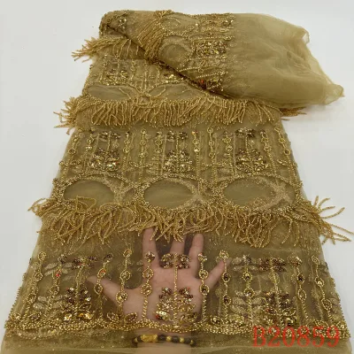 Colorful Black Good Price Lace Fabric for Wedding Dresses  Material African Lace Fabric