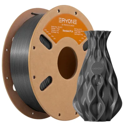 Basic PLA Filament for 3d Printing 1.75mm PLA in 1KG Spool Grey Filament Pla for FDM 3D Printer