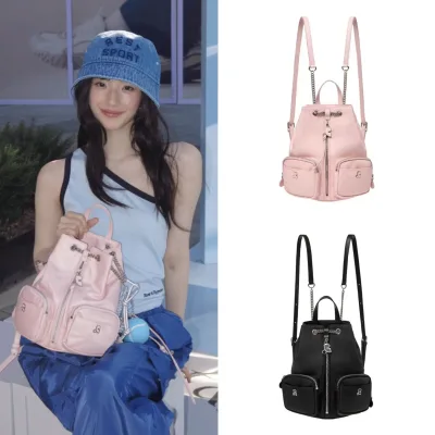 In Stock and Fast Delivery Restandrecreation25 Summer New Fashion Breathable Nylon Chain Drawstring Double-shoulder Backpack