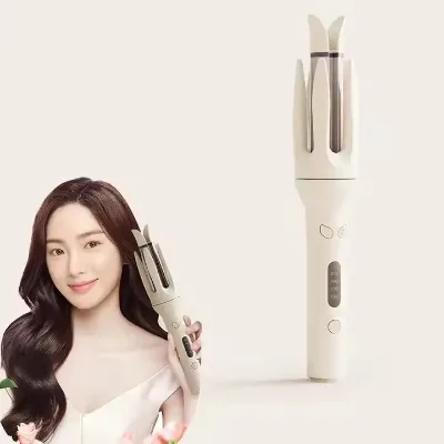 Ceramic Hair Curler Heater Rotates Automatically with a Beeping Sound to Remind of Overheat protection