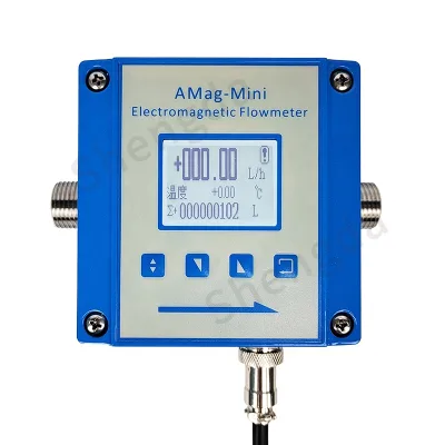 Water Flowmeter 100lpm Low Flow Flowmeter Sensor 4-20 Ma Flow Meter 8mm