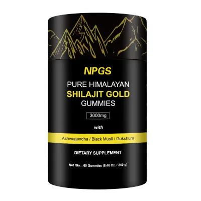Quality Shilajit Gummies of Sugar Free Himalayan Shilajit Supplement for Men & Women
