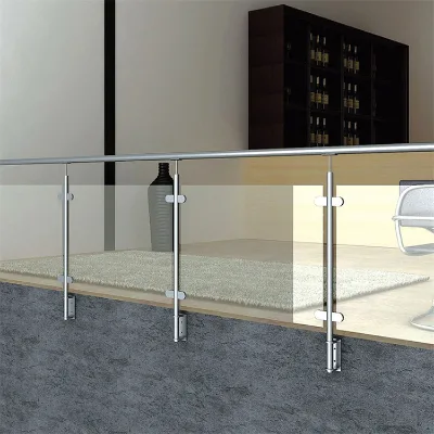 Stainless Steel Wall Mounted Glass Fencing for Balconies Panels